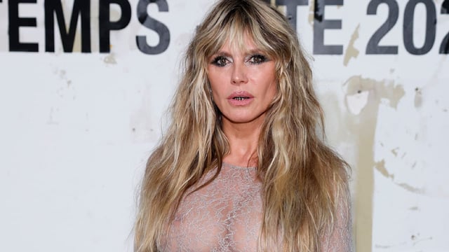 Vorgeschmack auf Halloween? Oder einfach die nächste modische Laune bei Heidi Klum?