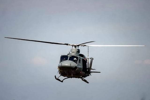 Un helicóptero de las Fuerzas Armadas Bolivarianas de Venezuela, en una fotografía de archivo. Foto: EFE/ Johnny Parra
