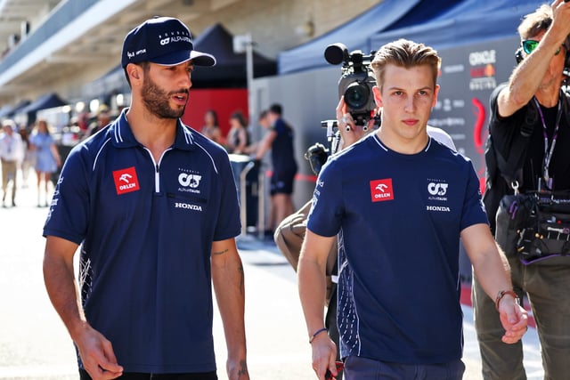 Liam Lawson says he misses having Daniel Ricciardo in the F1 paddock. Image: XPB Images
