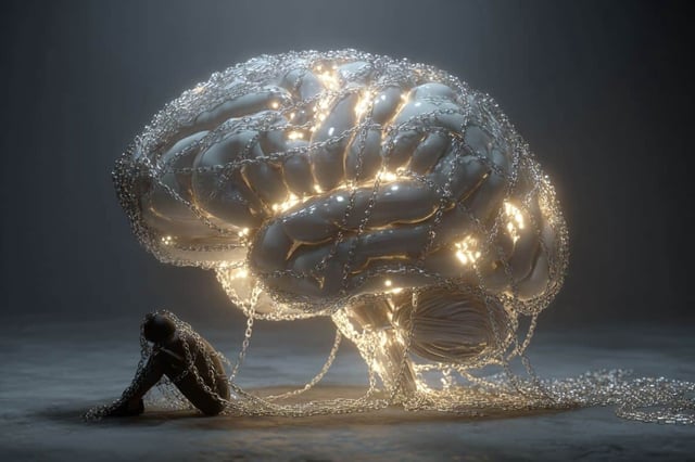 In other words, small changes in sugar chains simultaneously disrupted both the connections and stability of neural circuits, ultimately collapsing the brain’s emotion-regulation system. Credit: Neuroscience News