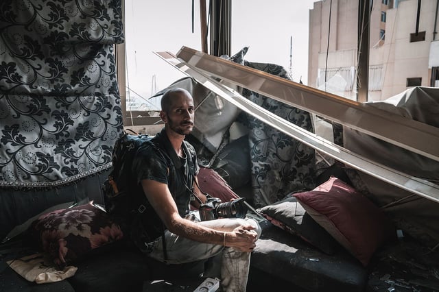 Antoni Lallican in Beirut in October 2024.