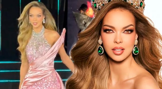 Miss Grand Perú sufre TERRIBLE TROPIEZO en pleno desfile en certamen internacional y usuarios reaccionan: "Casi se cae"