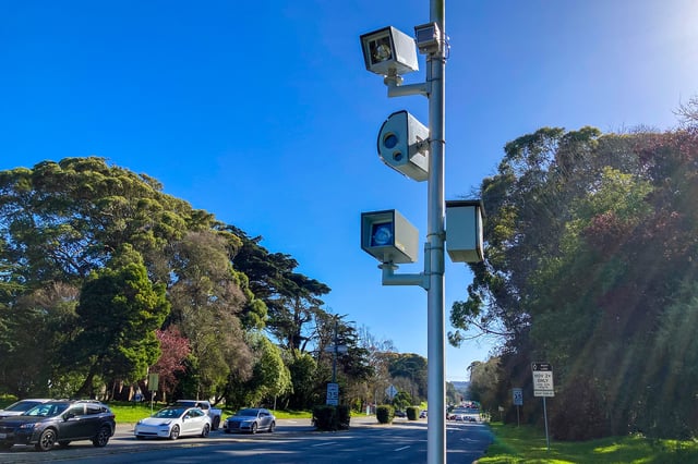 A speed camera in San Francisco.