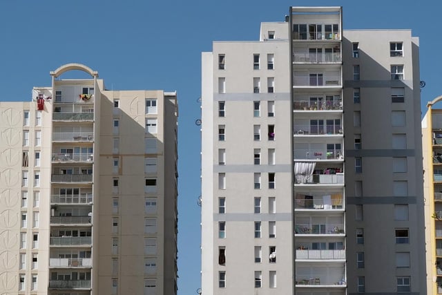 Le quartier des Moulins à Nice.