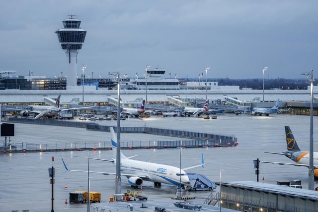 L’aéroport de Munich serait à l’arrêt.