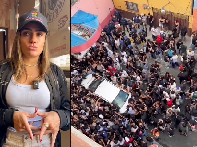 La alcaldesa acudió al antro clandestino para supervisar el operativo