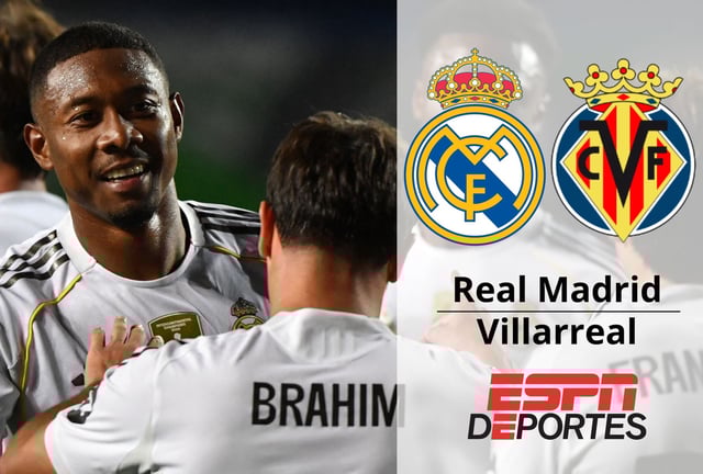 Real Madrid juega contra Villarreal en el Santiago Bernabéu, por la jornada 8 de LaLiga 2025-2026 vía ESPN Select desde Estados Unidos. (Foto: Composición Mag)