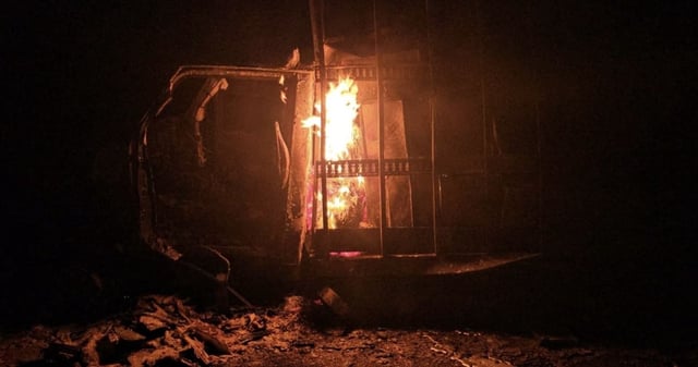 La madrugada de este viernes se desató una ola de violencia en las principales carreteras del estado. Foto: Cuartoscuro