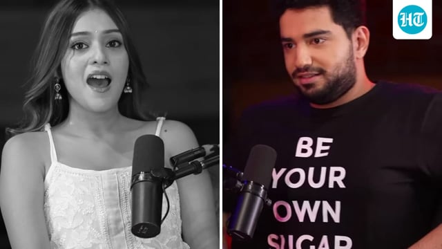 Samay Raina and RJ Mahvash appeared in a video together.