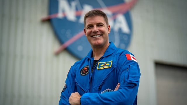 Canadian Space Agency astronaut Jeremy Hansen, seen here, and three NASA astronauts — Victor Glover, Reid Wiseman and Christina Koch — could be blasting off on the Artemis II mission to fly around the moon as early as February 2026. They will not only be testing their Orion spacecraft, but also conducting valuable health research on living in deep space.
