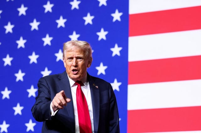 President Donald Trump's said this week in a speech to senior members of the military: 'We’re under invasion from within' (Photo: Kevin Lamarque/ Reuters)