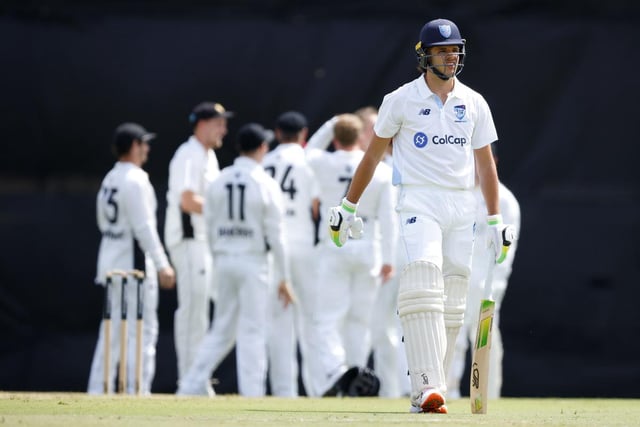 PERTH, AUSTRALIA - OCTOBER 04: Sam Konstas of New South Wales walks off the ground after getting out during day one of the Sheffield Shield match between Western Australia and New South Wales at WACA, on October 04, 2025, in Perth, Australia. (Photo by James Worsfold/Getty Images)
