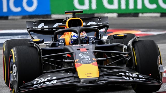 Im Training an der Spitze: Max Verstappen