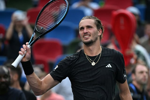 Germany’s Alexander Zverev in Shanghai
