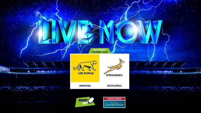 LIVE NOW: Argentina v South Africa - Rugby Championship