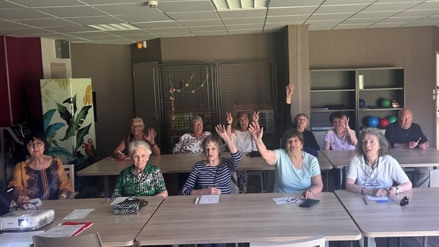 Des seniors actifs, engagés et dynamiques qui se montrent toujours aussi motivés pour participer à cette belle semaine.