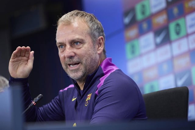 Hansi Flick, en la rueda de prensa previa al Sevilla-Barça.