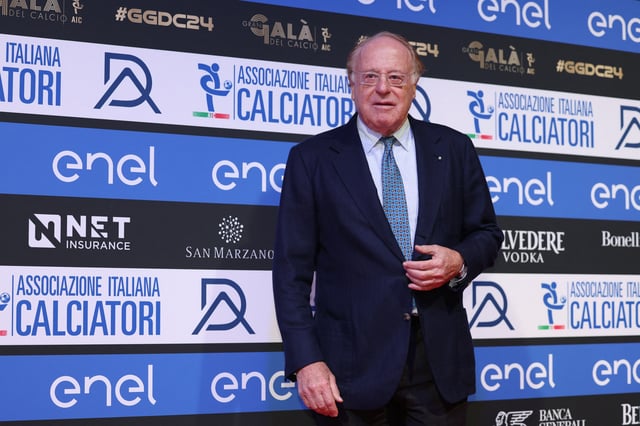 Soccer Football - The Italian Footballers Association Grand Gala of Football 2024 awards - Superstudio Maxi, Milan, Italy - December 2, 2024 Paolo Scaroni, AC Milan president REUTERS/Claudia Greco