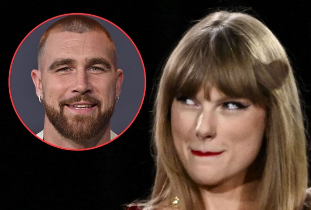 Taylor Swift habló sobre la forma de ser de Travis Kelce. (Foto: JULIEN DE ROSA / Chris Delmas / AFP)