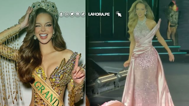 Flavia López se tropieza en la pasarela del Miss Grand International 2025, pero se gana los aplausos por su elegancia