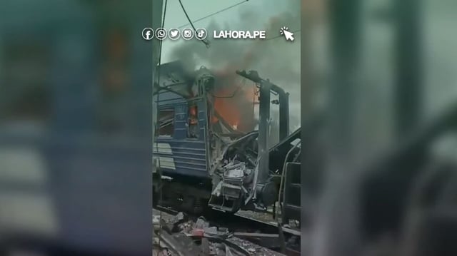 Rusia ataca estación de tren en Sumi: un muerto y más de 30 heridos tras ataque con drones