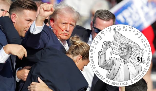 EE.UU. evalúa emitir moneda de US$1 con la imagen de Donald Trump por el 250º aniversario de la independencia