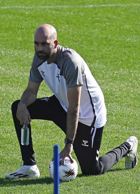Claudio Girández, durante un entrenamiento. |  Pablo H. Gamarra