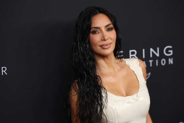 Kim Kardashian attends the 2024 Kering for Women dinner at The Pool.