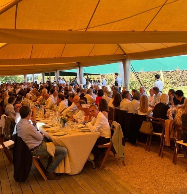 Imagen de la comida celebrada este sábado en Fonteta (Baix Empordà)