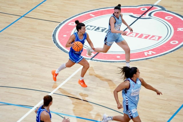 Imagen del partido entre Azulmarino y Celta