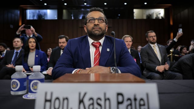 FBI director Kash Patel ended the bureau's long-standing partnership with the Anti-Defamation League this week. Photo: Chip Somodevilla/Getty Images