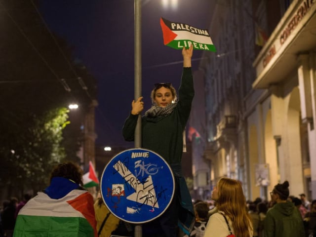 Cientos de miles marchan a favor de Palestina en Europa