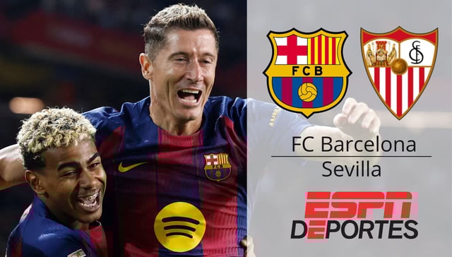 Sevilla recibe a su bestia negra, el FC Barcelona, por la jornada 8 de LaLiga 2025-2026 en el Ramón Sánchez-Pizjuán. (Foto: Composición Mix)