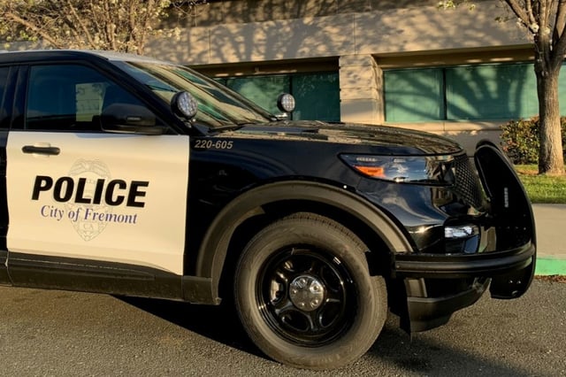 Fremont police said they arrested four suspects in a robbery outside a local bank after pursuing them to San Leandro. 
