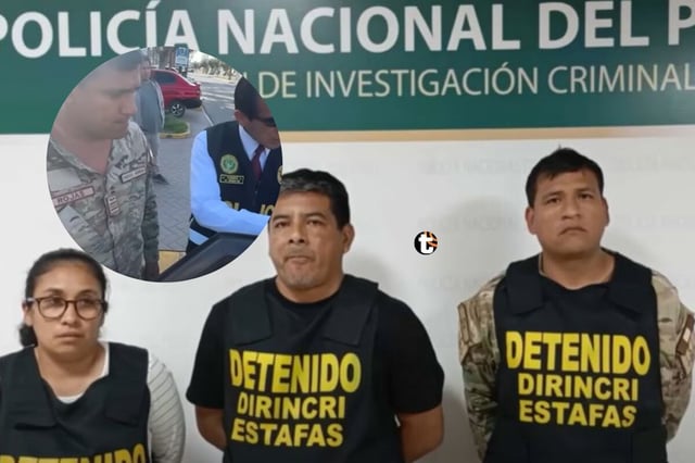 Así cayó banda que fingía ser integrantes de la FAP para estafar
