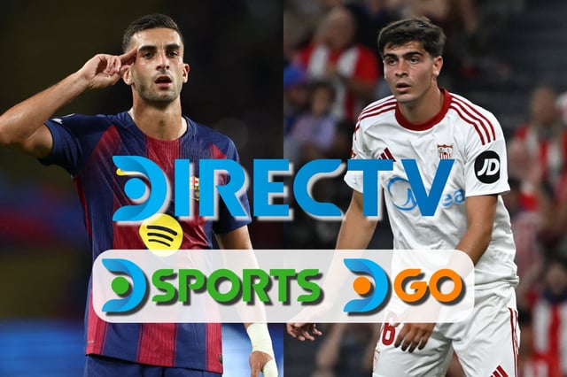 FC Barcelona y Sevilla se enfrentan este domingo 5 de octubre en LaLiga 2025. Mira el partido EN VIVO por DSports y DGO en DIRECTV para Sudamérica. (Fotos: AFP / Composición Mag)