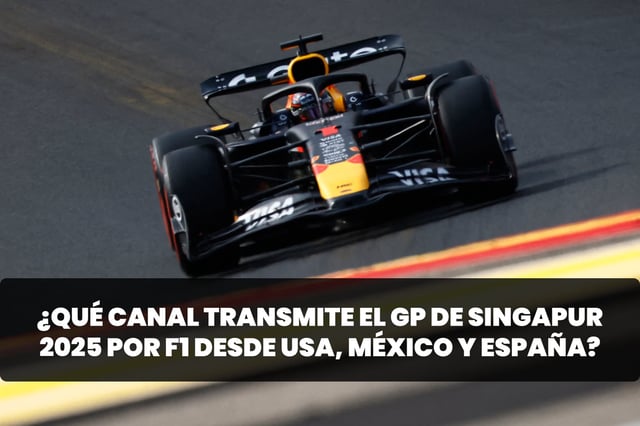 Conoce los canales de transmisión para ver el GP de Singapur 2025 por la Formula 1, desde México, España o Estados Unidos. (Foto: AFP / Composición MAG)