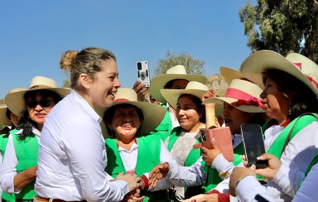 Ministra Ana Peña viajó a Arequipa para participar en una serie de actividades oficiales. Foto: MIMP