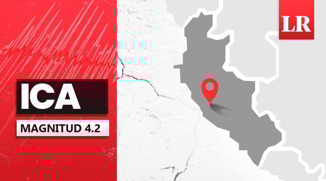 Temblor de magnitud 4,2 se sintió en Ica hoy, según IGP