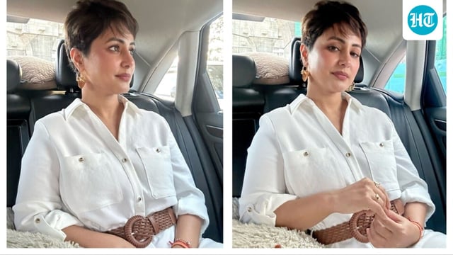 Hina Khan opened up about her cancer diagnosis in June last year.