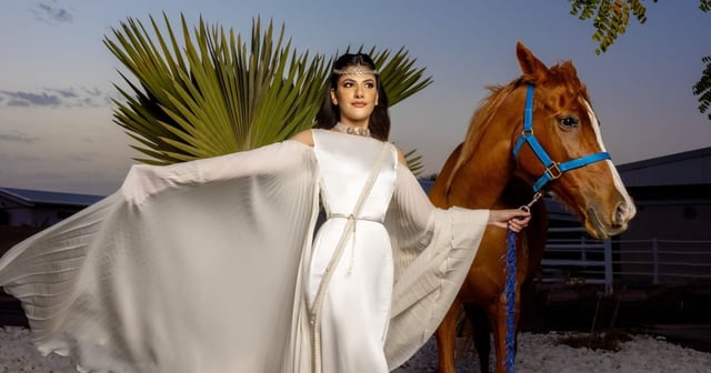 Mariam Mohamed will make history as the first Emirati to represent the UAE at Miss Universe. Photo: Miss Universe UAE