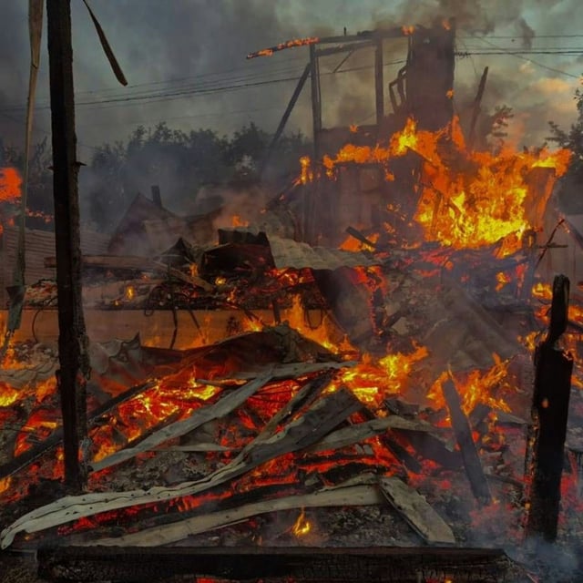 Brände waren bereits im August nach Angriffen auf die ukrainische Stadt Lwiw ausgebrochen.