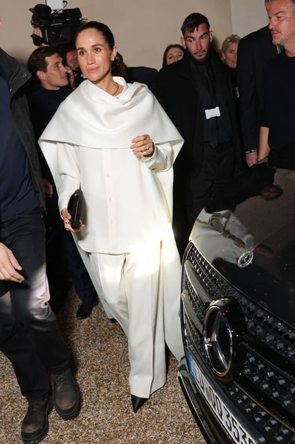 Meghan Markle has stunned global fashion queen Anna Wintour at Paris Fashion Week, marking the Duchess of Sussex’s first visit to Europe in nearly two years.