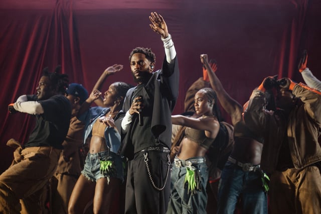 Kendrick Lamar en River. Foto: DF Entertainment
