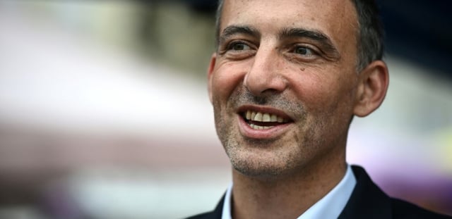 Raphaël Glucksmann lors de la deuxième édition des Rencontres de Place publique, mouvement qu'il copréside, le 4 octobre 2025 à La Réole, en Gironde