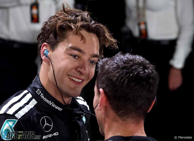 George Russell, Mercedes, Singapore, 2025