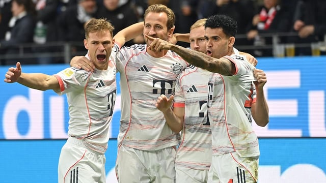 Luis Díaz glänzte beim Bayern-Sieg gegen Frankfurt mit zwei Toren und einer Vorlage.