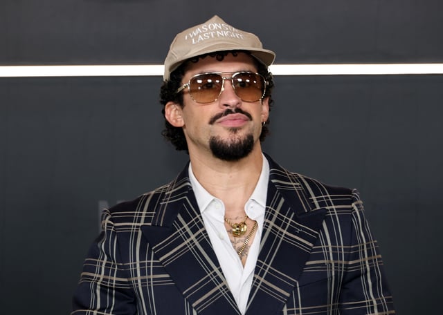 NEW YORK, NEW YORK - JULY 21: Bad Bunny attends Netflix's "Happy Gilmore 2" New York Premiere at Jazz at Lincoln Center on July 21, 2025 in New York City. (Photo by Jamie McCarthy/Getty Images)