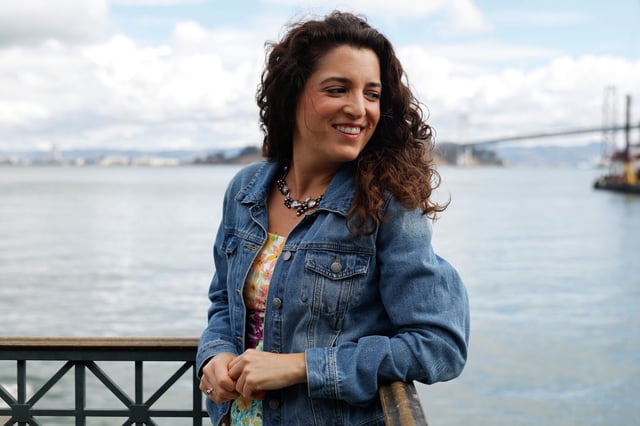 Lisa Catalano, at the Ferry Building in San Francisco, said dating apps didn’t work for her. During two months of swiping on the apps, she said she only went on one coffee date.