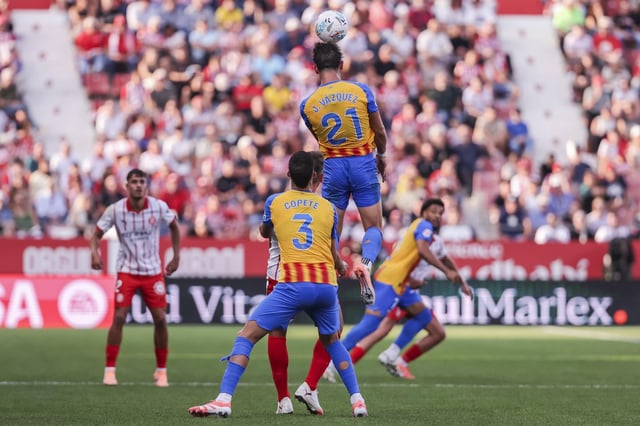 El Valencia CF contra el Girona este sábado.